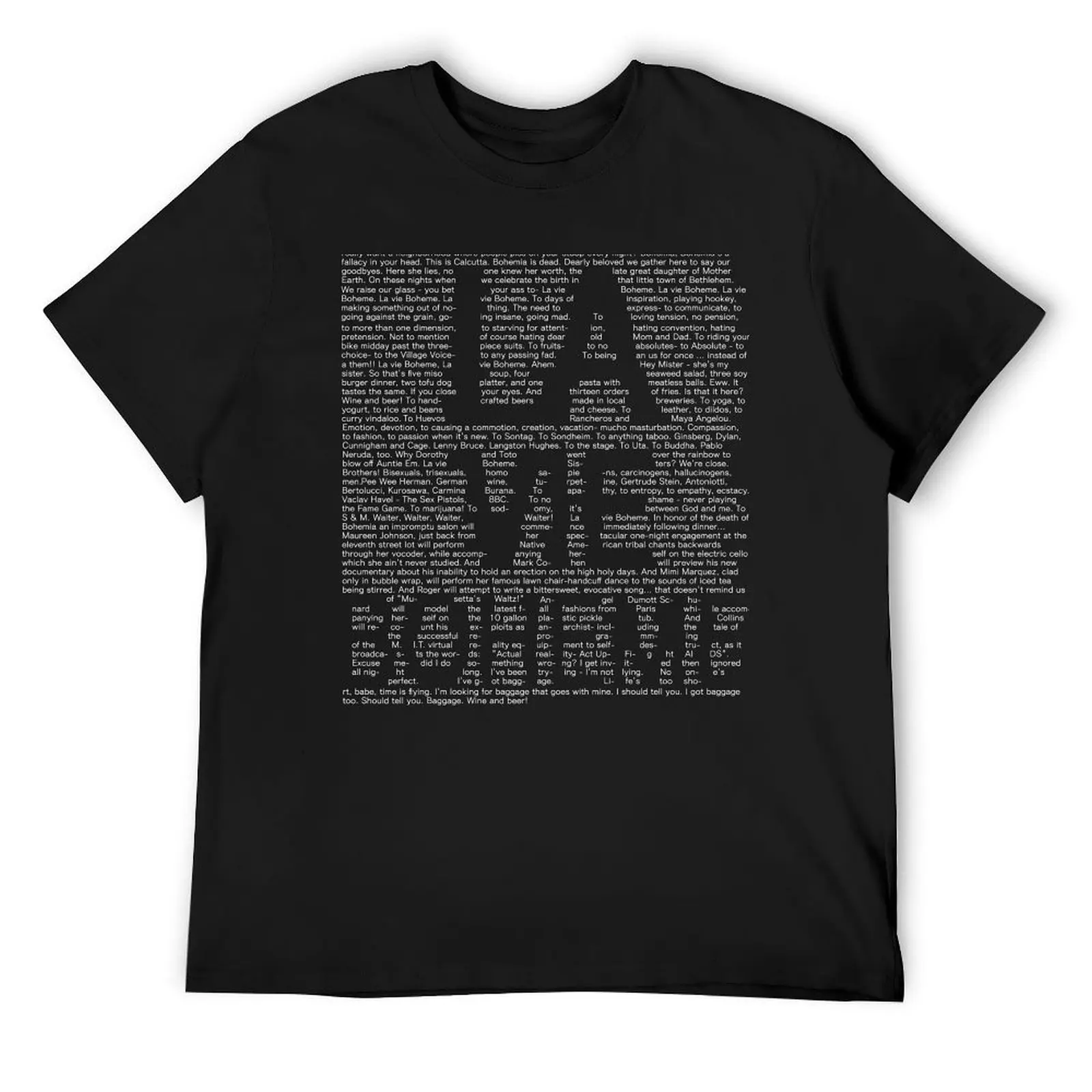 Футболка La Vie Boheme аниме пот винтажная рубашка в стиле блузка мужские футболки
