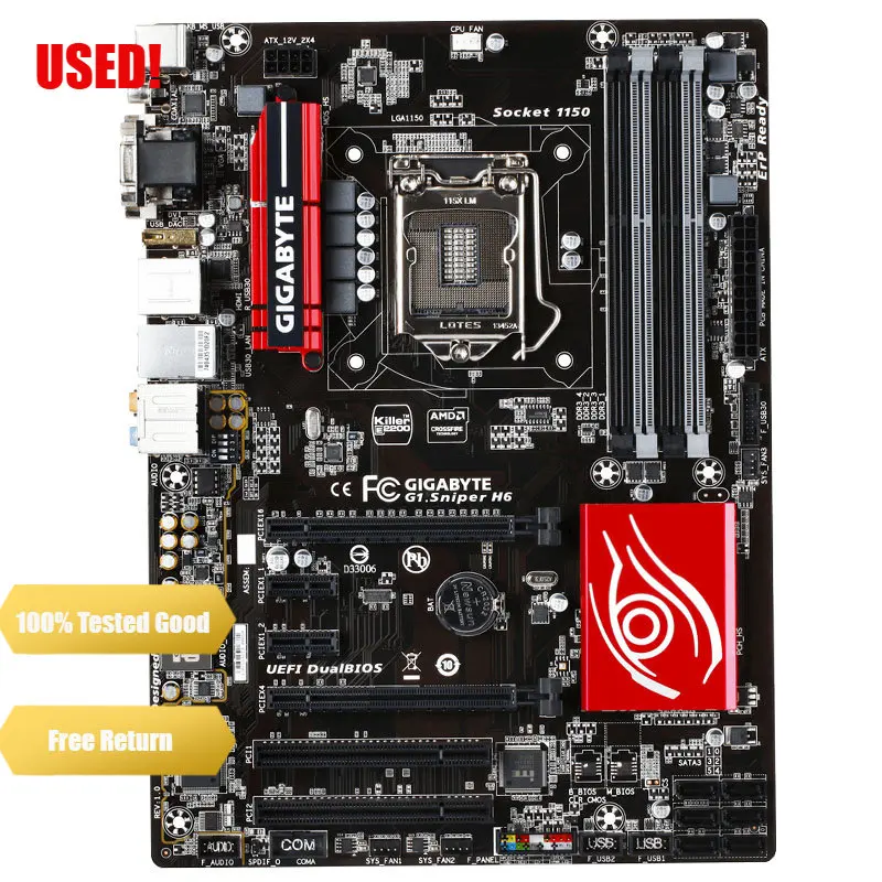 Материнская плата GIGABYTE G1 Gaming g1.снайперская H6 LGA 1150 Intel H97 HDMI SATA 6 Гб/с USB 3,0 ATX Intel