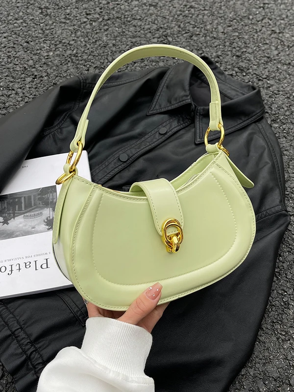 

Роскошные Дизайнерские универсальные и простые классические сумки через плечо для женщин, новинка 2023, летние модные сумки через плечо, кожаные кошельки