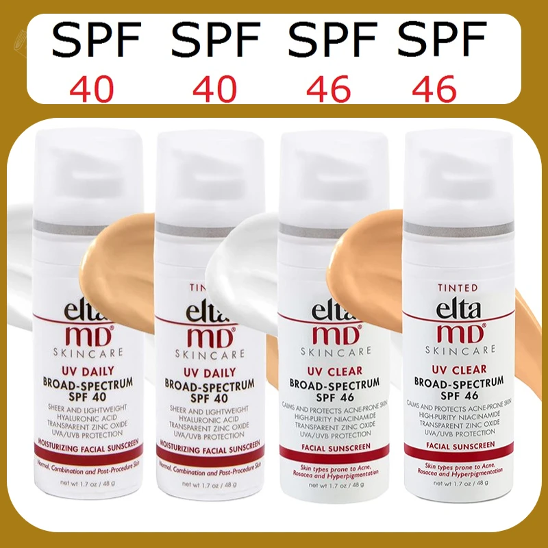 

Elta MD UV SPF 46/40 Face Sunscreen Tinted Broad-Spectrum Makeup Isolation Face Sunscreen For Sensitive Skin 1.7 oz Original
