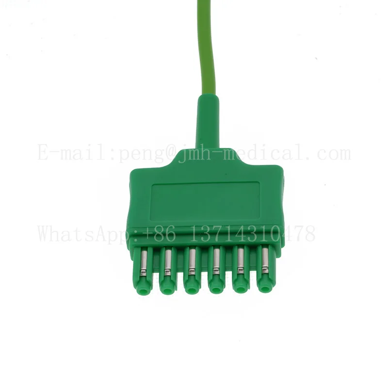 ЭКГ 3/5/6-выводной провод и удлинительный кабель совместимый с MS16256 MP05115 MP05130 MP05131