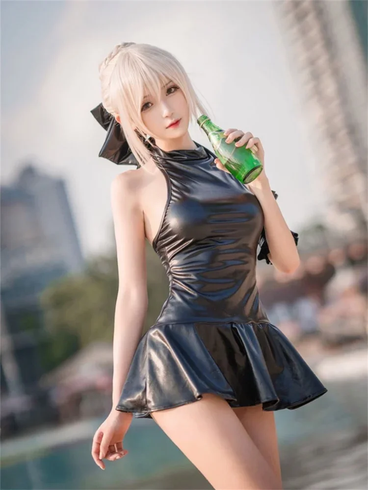 Fate Косплей Stay Night Alter Saber Sukumizu школьный купальник комбинезон My Lord сексуальный