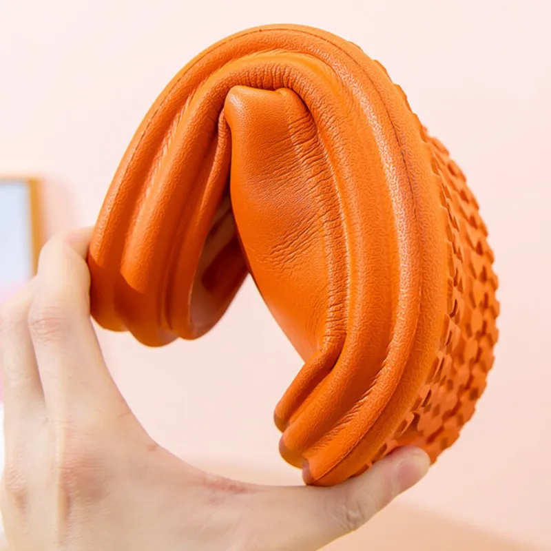 

Mens Indoor Casual Soft Platform Shoes Womens 2023 Summer Anti-slip Couple Hole Slipper Unisex Bathroom EVA Couple Slippers