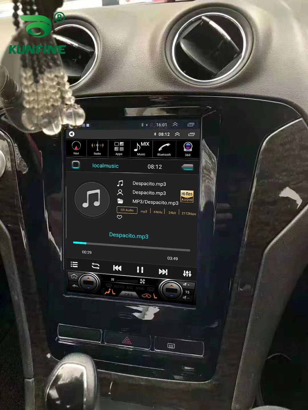 Экран Tesla восьмиядерный процессор 4 ГБ ОЗУ 64 ПЗУ Android 10 0 автомобильный DVD GPS-плеер