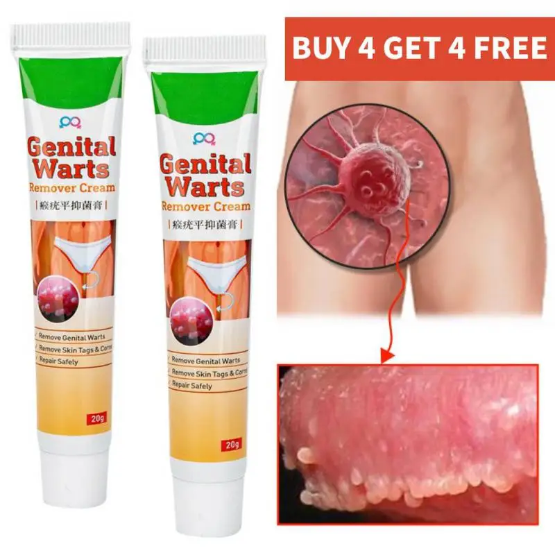 

1-10PCS Genital Herpes Wart Remover Ointment Skin Tag Mole & Papillomas Wart Remover Condyloma Acuminatum Treatment Cream