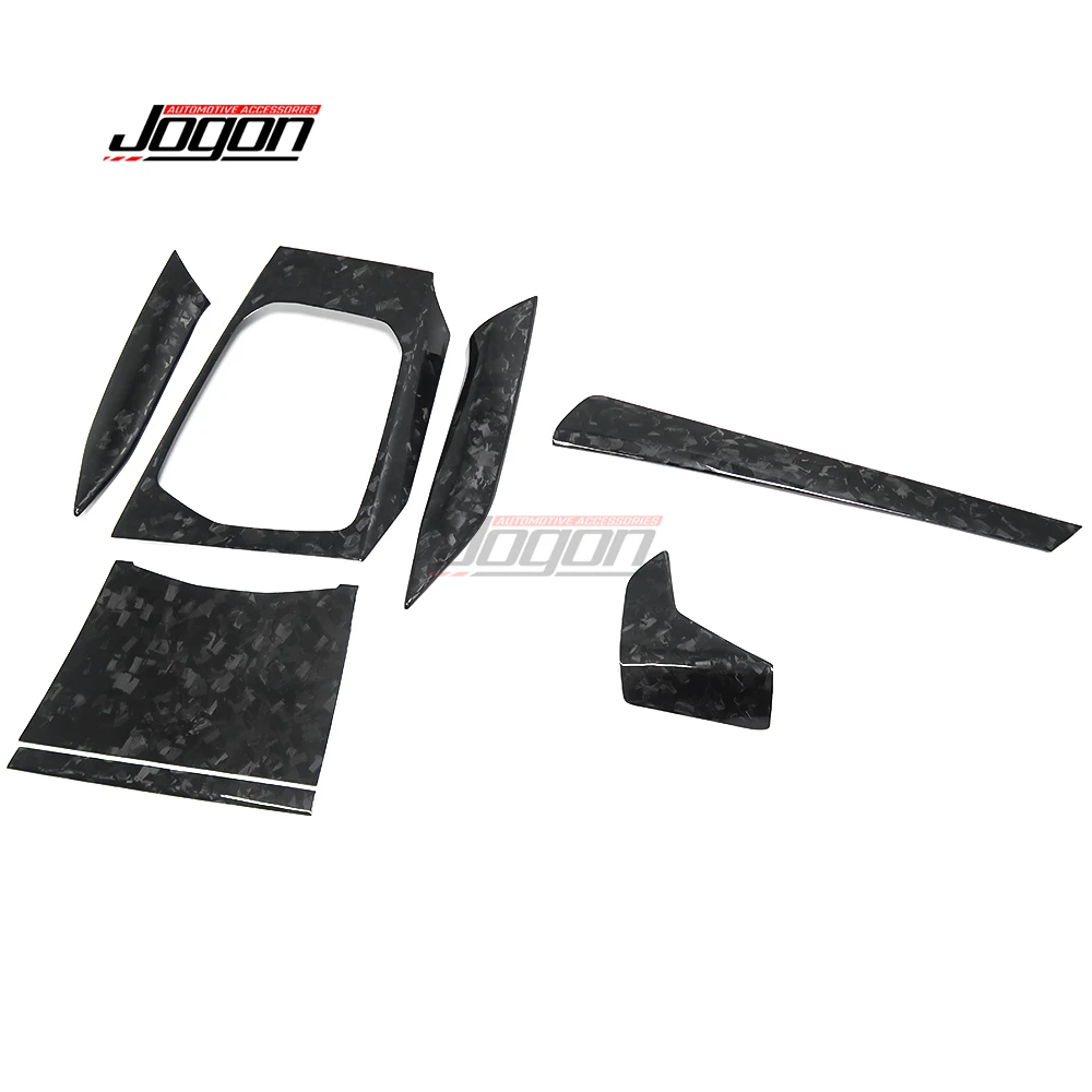 Фото RHD кованый карбоновый салон автомобиля, центральная консоль, панель переключения передач, накладка для BMW 3, 4 серии G20 G21 G22 G23 G24, аксессуары №2