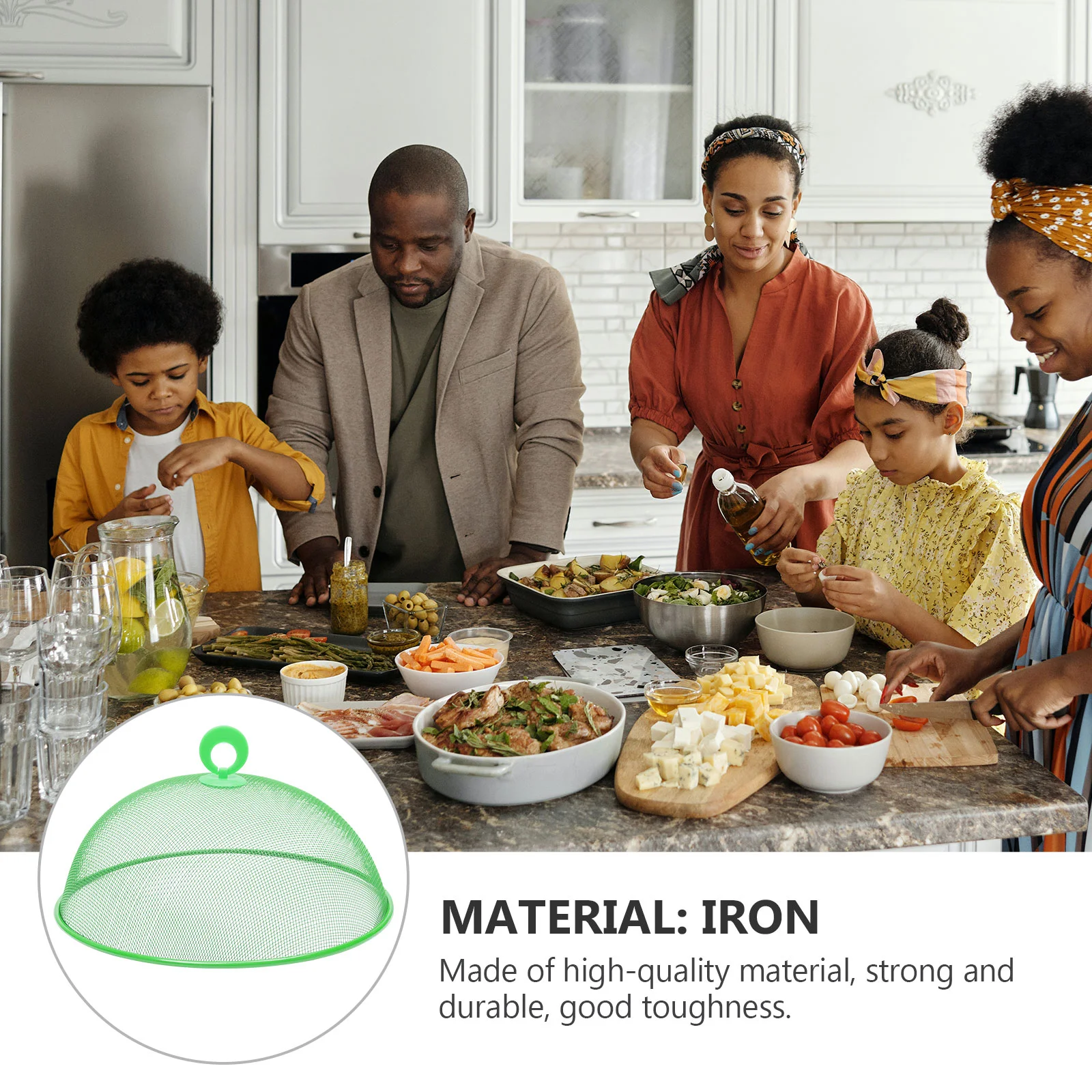 

1Pc Dust-proof Creative Durable Fly-proof Food Cover Tent Food Protecting Cover Household Food Cover