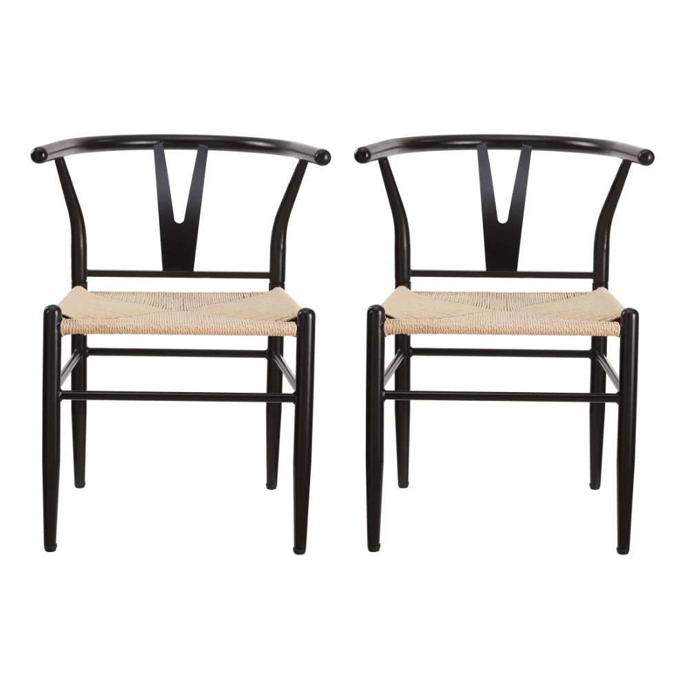 

Springwood Wishbone Chair 2 Pack, 21.65 X 21.65 X 27.95 Inches