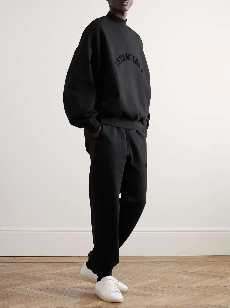 

Spring and Autumn Men's Casual Loose 2-piece Set Round Neck Fashionable and Comfortable Sweatshirts Men's Elastic Cotton Pants