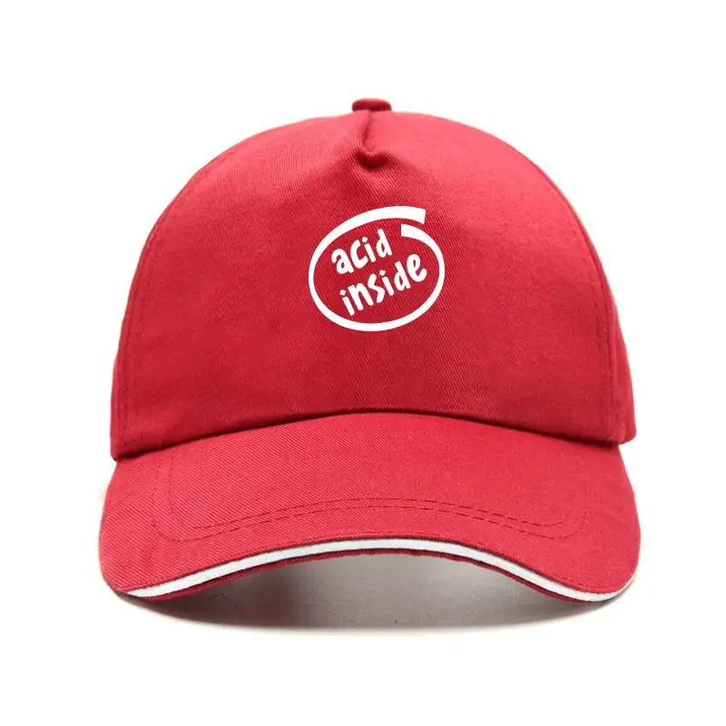 

2022 Acid Inside Rave Funny Geek Computer Tech Drugs Bill Hat Hat Mens Womens Gift