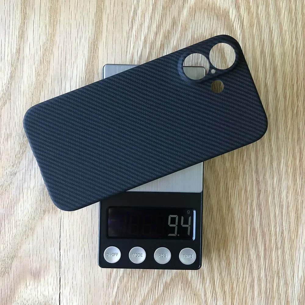 Черный чехол для телефона Apple iPhone 16 ip16 ip кевларовый настоящий Арамид карбон Fibe