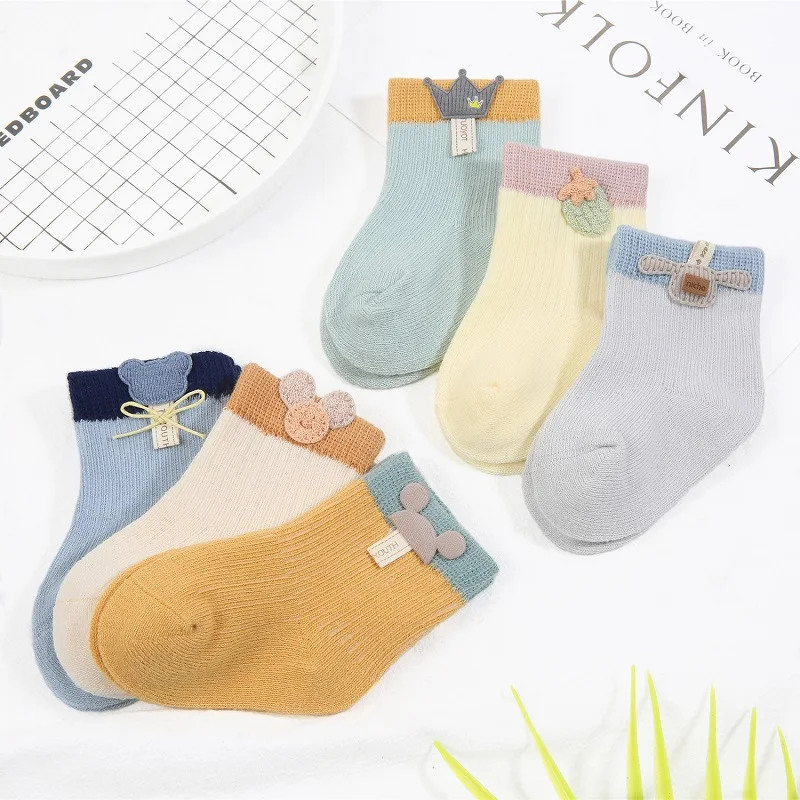 

3 пар/лот; Носки для мальчика; Милые детские носки с героями мультфильмов; Хлопковые носки для новорожденных; Мягкие детские носки; Одежда дл...