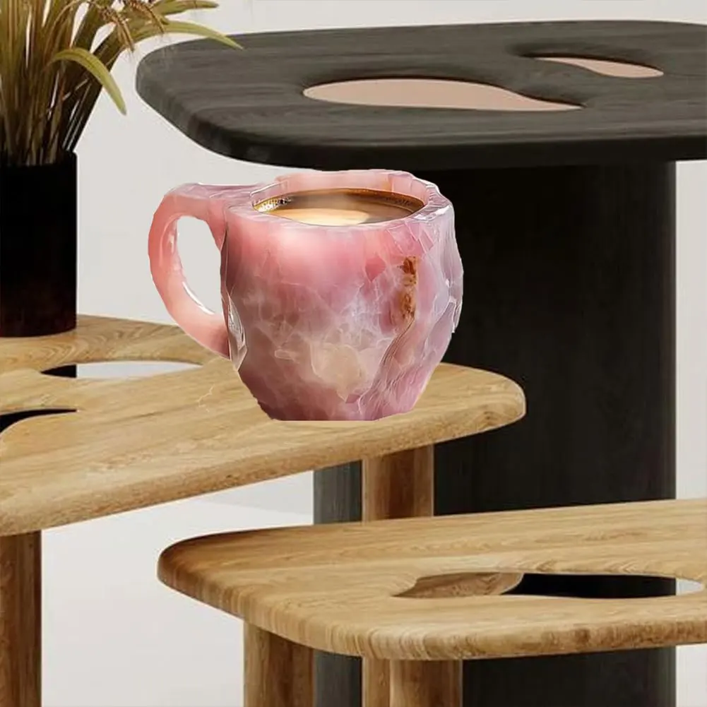 Кофейная чашка с имитацией минерального кристалла чайная элегантные кофейные