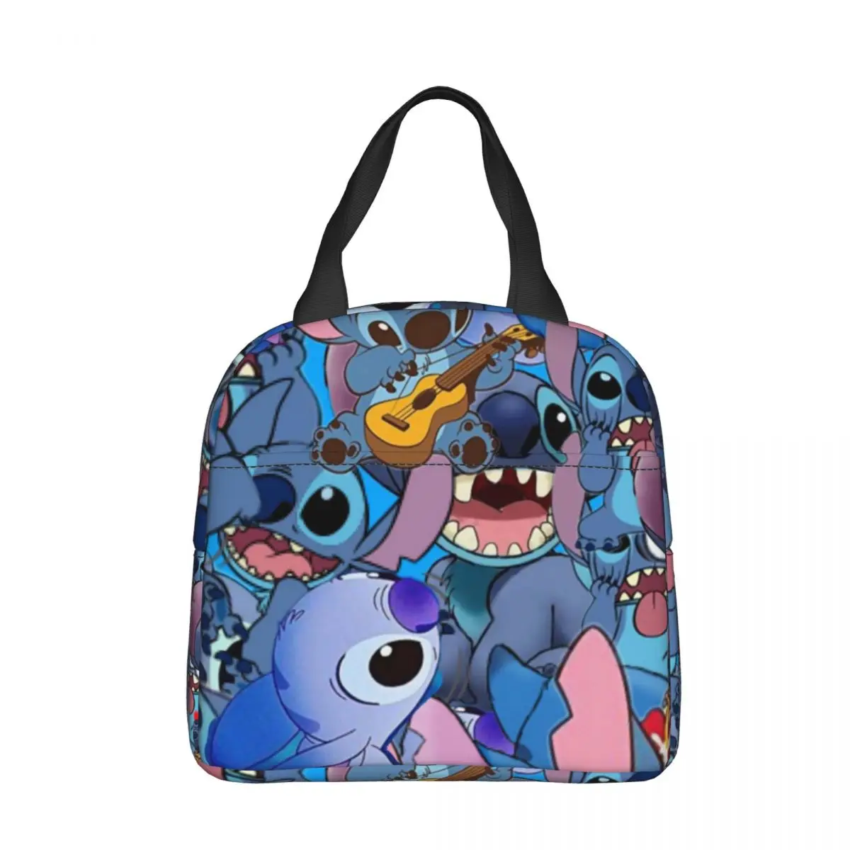 

Disney Lilo And Stitch Insulated Lunch Bags Thermal Bag Lunch Container Cartoon Large Tote Lunch Box Girl Boy School Outdoor