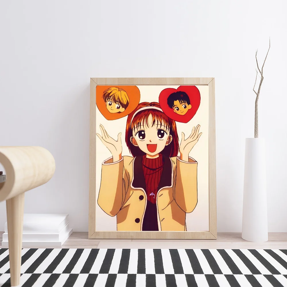 Marmalade Boy Anime Vintage Posters Sticky Retro Kraft Paper Sticker DIY Room Bar Cafe Kawaii Decor