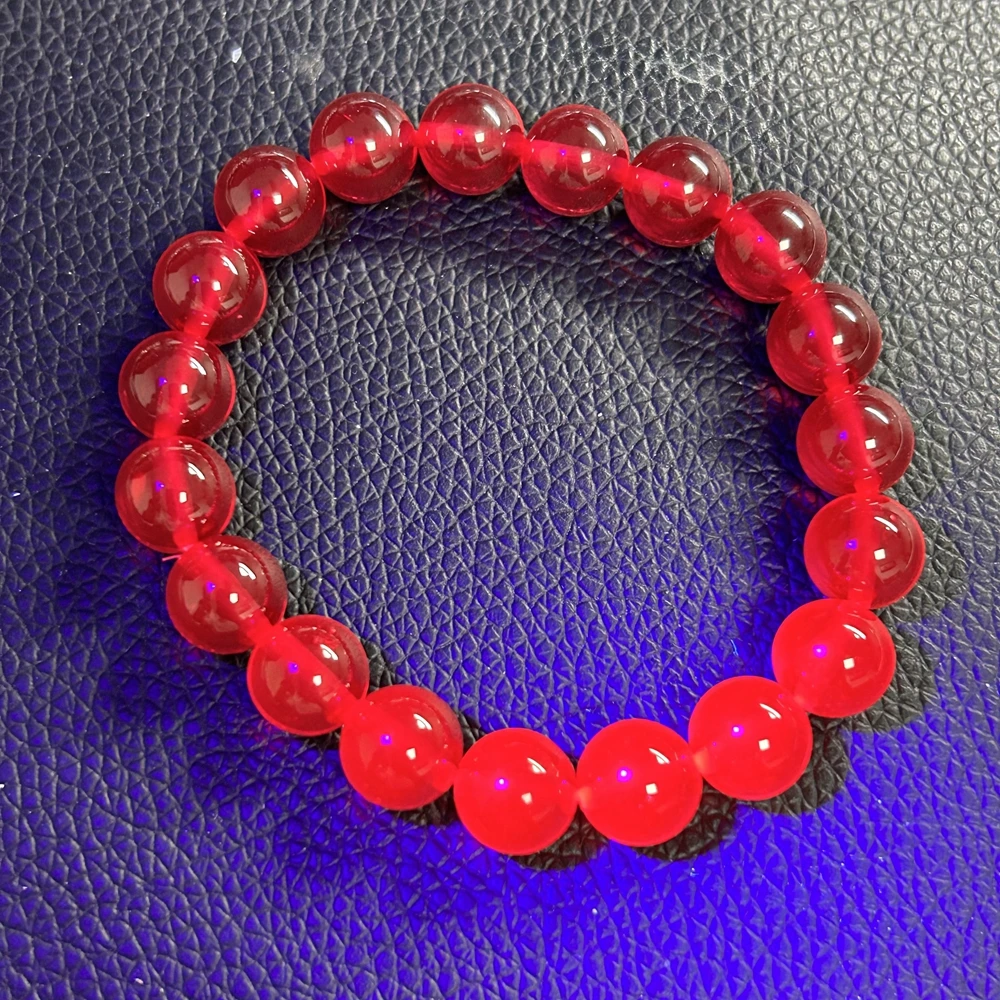 6 мм 8 10 12 20 круглый браслет из синтетических рубиновых красных драгоценных камней