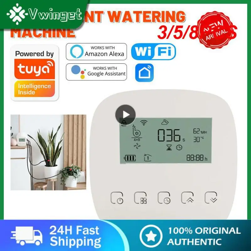 

3/5/8PCS Diy Programmable Micro-drip Irrigation Syste Tuya Wifi Automatic Watering Device Remote Control Smart Watering Machine