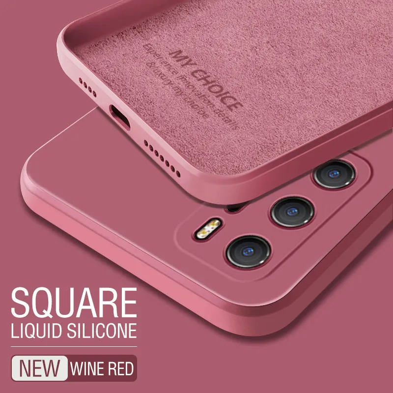 Чехол для Huawei P40lite P30lite P20Pro P30pro P20, квадратный Мягкий силиконовый чехол с жидкостью для P smart Z Y9 prime 2019, чехол для Honor8X