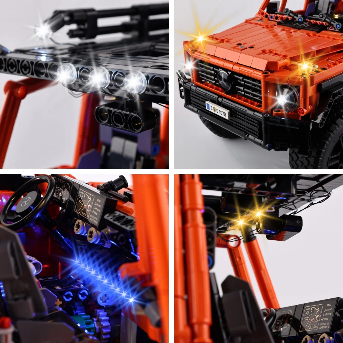 EASYLITE Φ набор для Mercedes-Benz G 500 PROFESSIONAL Line 42177 строительных блоков лампа игрушки