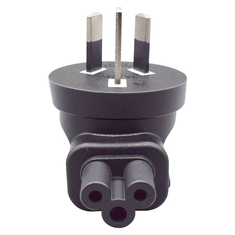 10 шт. Upbending Angel 90 Dergee AU адаптер кабеля питания в IEC320 C5 конвертер гнезда виде листьев