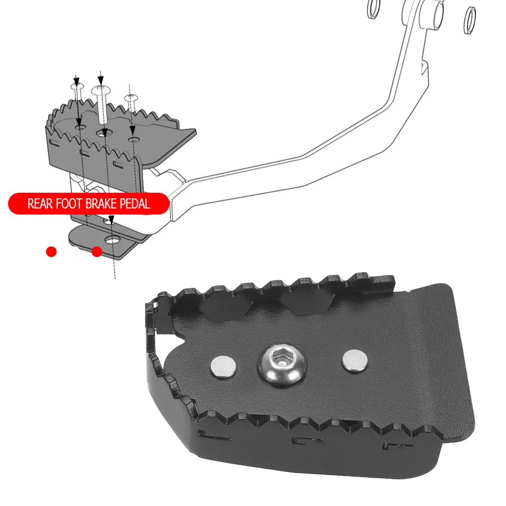 Удлинительная пластина для заднего ножного тормоза HONDA 750 TRANSALP 2023 2024 2025 Transalp XL750