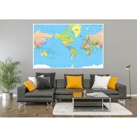 vinyl photography backdrops props physical map of the world vintage wall poster home school decoration baby background dt 32