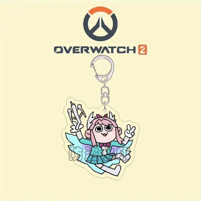 Фото Overwatch HDKeyring Подвеска Shimada Hanzo Подарки Акриловый Брелок Подвесные Украшения Аксессуары Орнамент Рюкзак №4