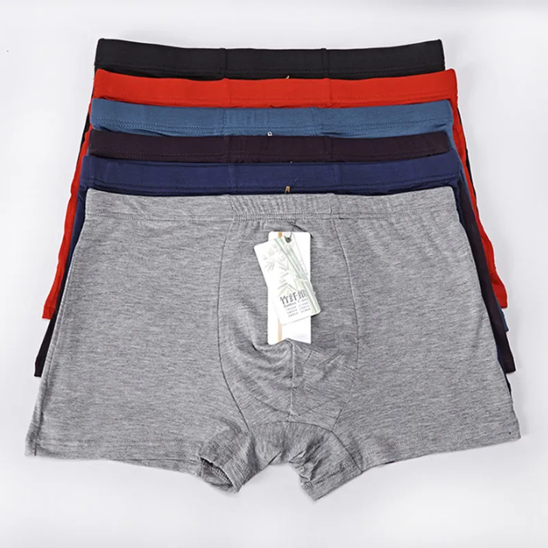 

5pc/lot Mix Color Men's Underwear Boxer Shorts Underpants Breathable Underwear Plus Size XL-5XL