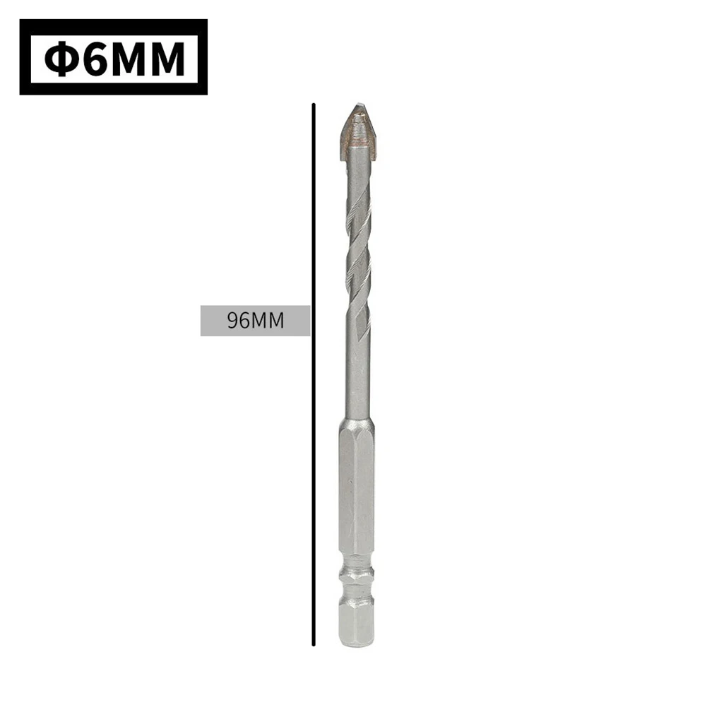 

Durable Triangular Tungsten Carbide Hole Drill Bit 1PC High Precision Drilling for Concrete Glass and Marble