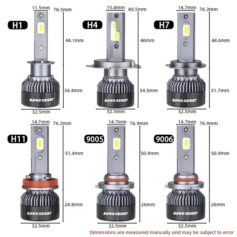 DAWNKNIGHT K5C Mini 40W H7 H4 Long Life Version Светодиодная лампа для фар 4300K K6C Led HB3 H11 Лампа H1 HB4 Светодиодные фонари для автомобиля 12 В