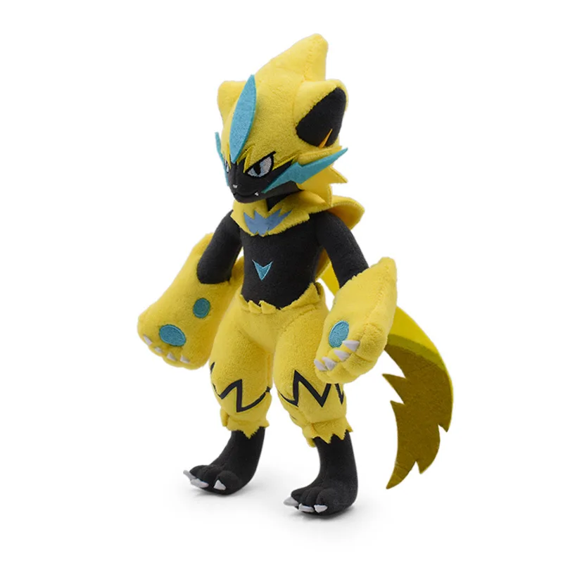

25 см Новая плюшевая электрическая игрушка-зверь Pokemon Zeraora качественная игрушка-качели Милая креативная кукла для друга рождественские пода...