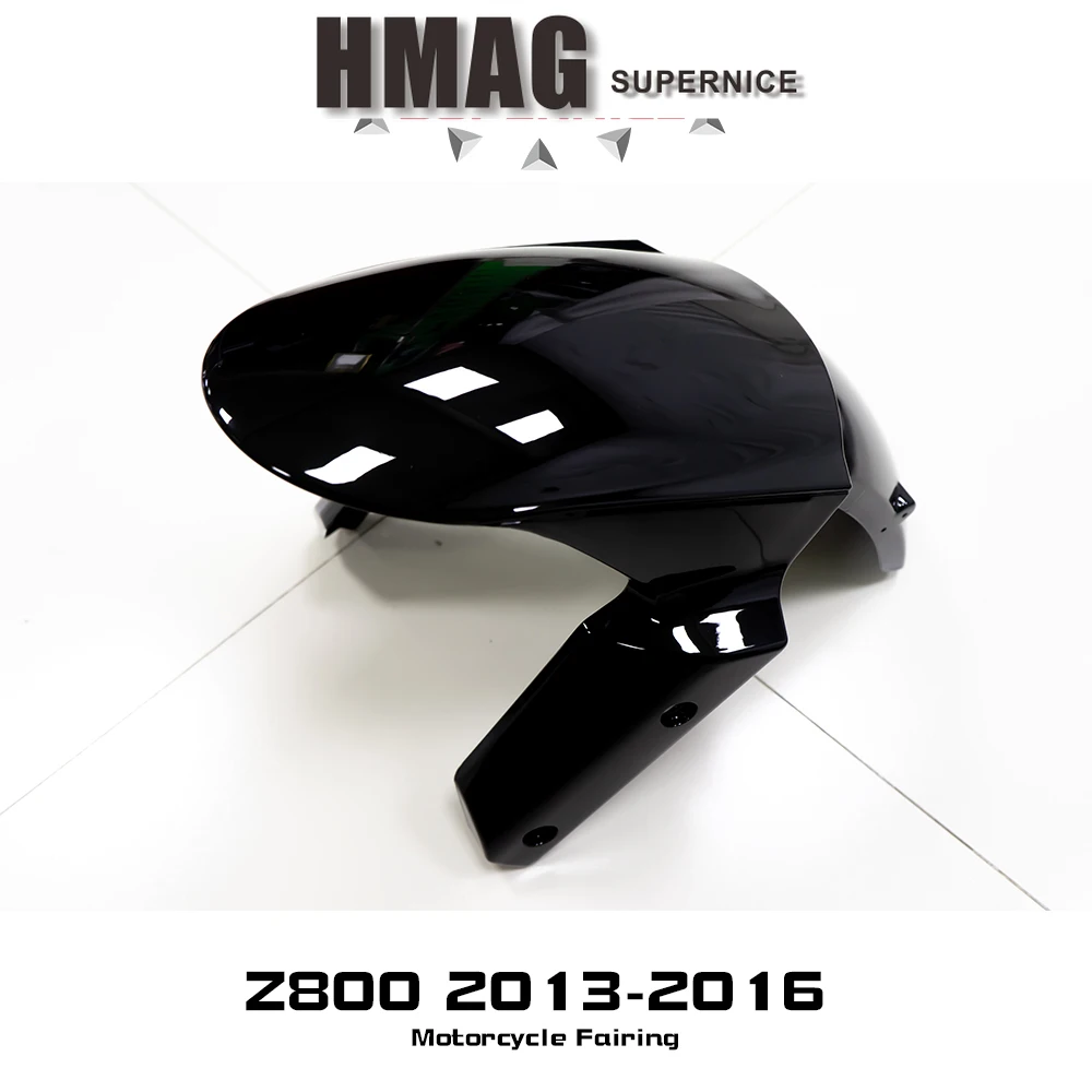 

For Kawasaki Z 800 Z800 2013-2016 Fairing Single Purchase Option Motorcycle Front Mud Tablet Bright Black ABS Injection Molding