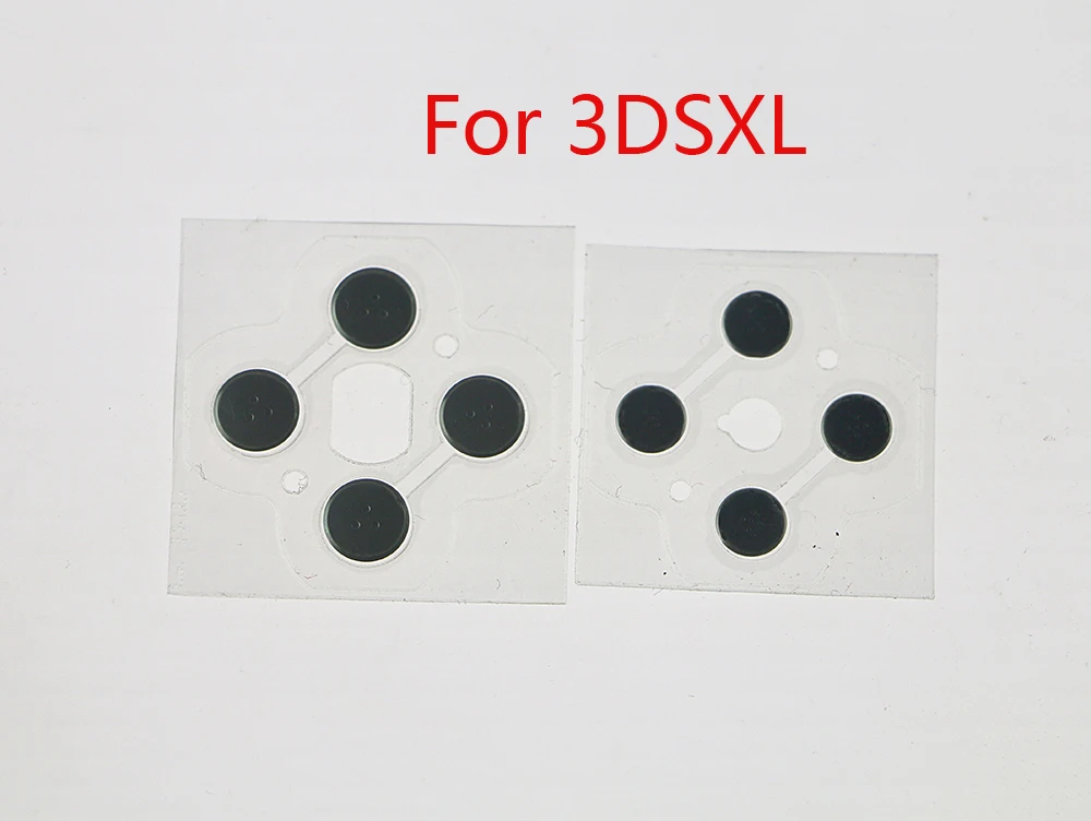Фото 10 шт. для New 3DS 3DSXL: мембранные наклейки для кнопок ABXY, D-Pad, металлические купольные кнопки, кнопки на печатной плате, токопроводящая пленка для 3DS 3DSXL №3