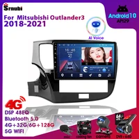 android car radio for mitsubishi outlander 3 gf0w 2018 2021 2din multimidia video player navigation stereo 4g carplay head unit