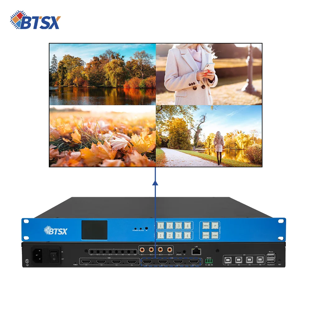 Фото Контроллер видеостены 4K60 с бесшовной матричной обработкой для командных центров, мультиэкранного мониторинга, систем безопасности и конференц-залов №5