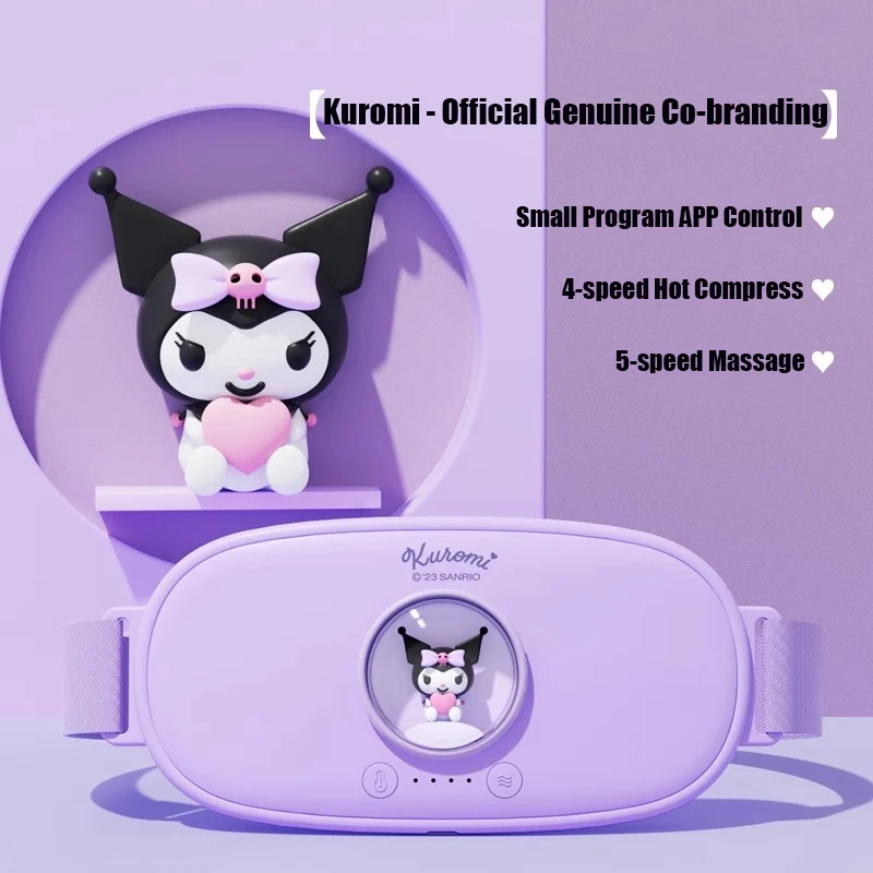 

Kawaii Sanrio Hello Kitty Kuromi Cinnamoroll Warming Waist Belt Cute Girls Travel Portable Heating Massage Menstrual Gods