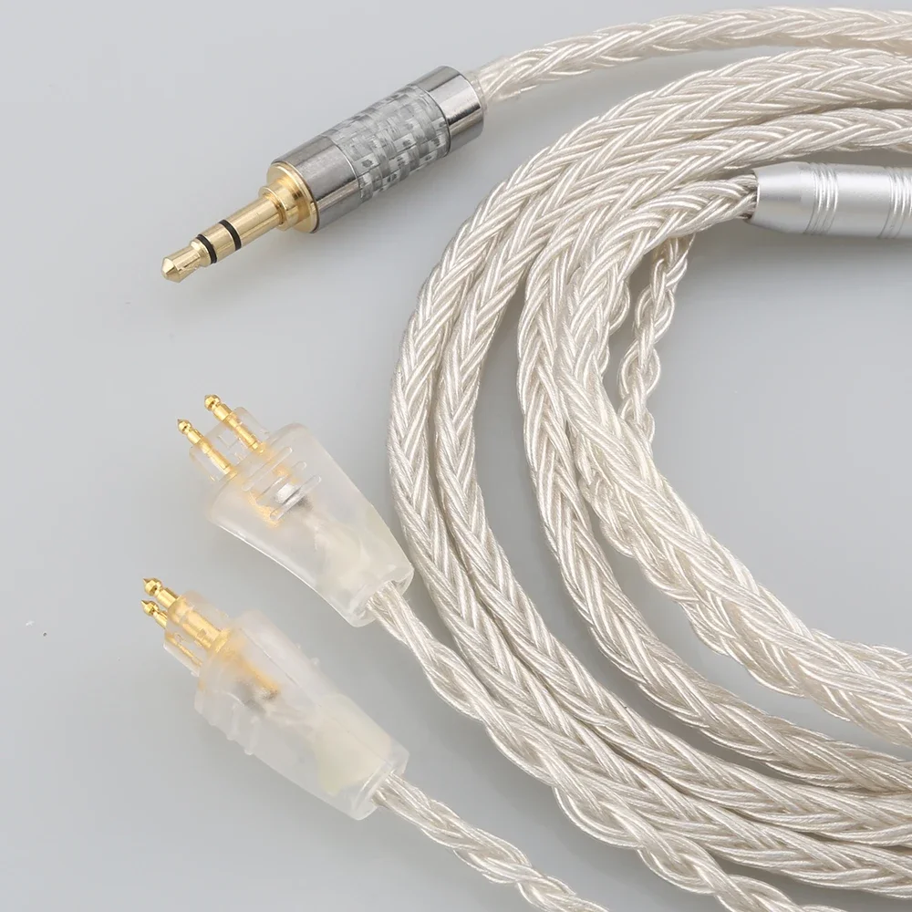 Высокое качество HiFi 16-ядерный OCC посеребренный кабель для наушников FOSTEX TH900 MKII MK2