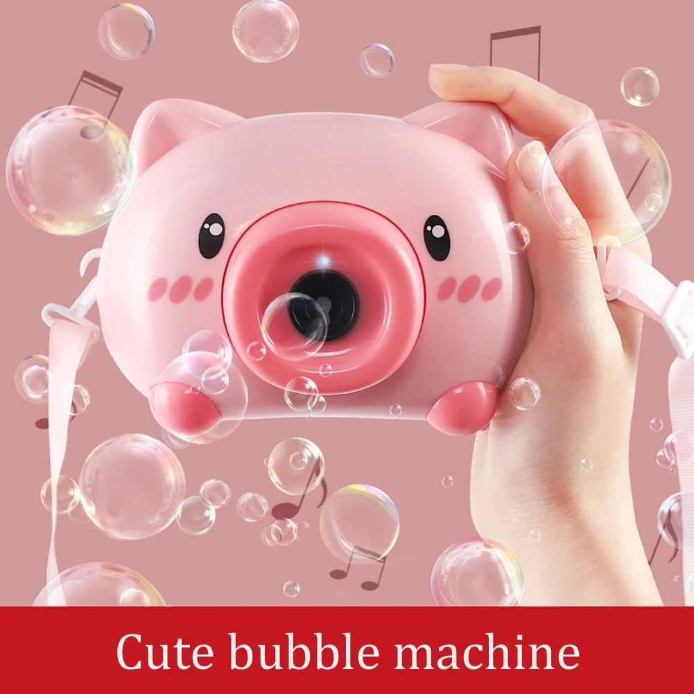 Chilren Bubble Machine Outdoor Toy For Girls Boys Children H