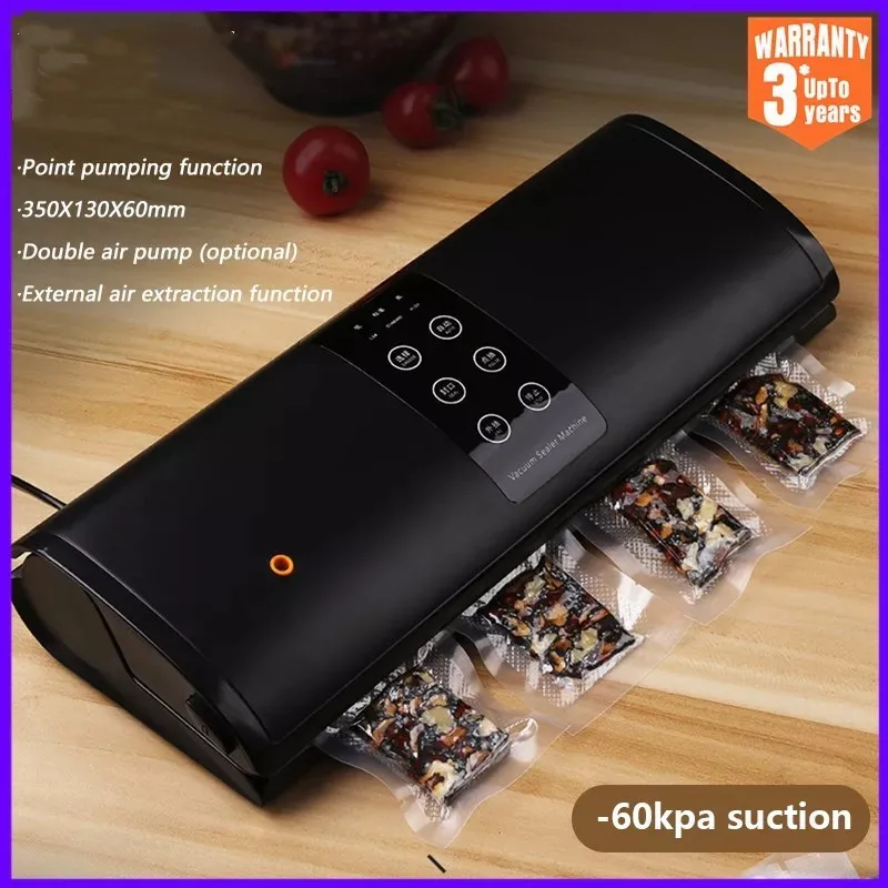 

Electric Vacuum Food Sealer Packaging Machine For Home Kitchen Food Saver Bags Commercial Vacuum Food Sealing 280mm