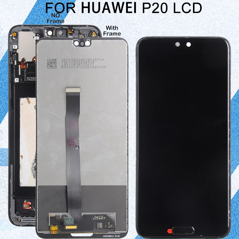 

ЖК-дисплей 5,8 дюйма для Huawei P20 с сенсорным экраном и дигитайзером в сборе, бесплатная доставка с инструментами