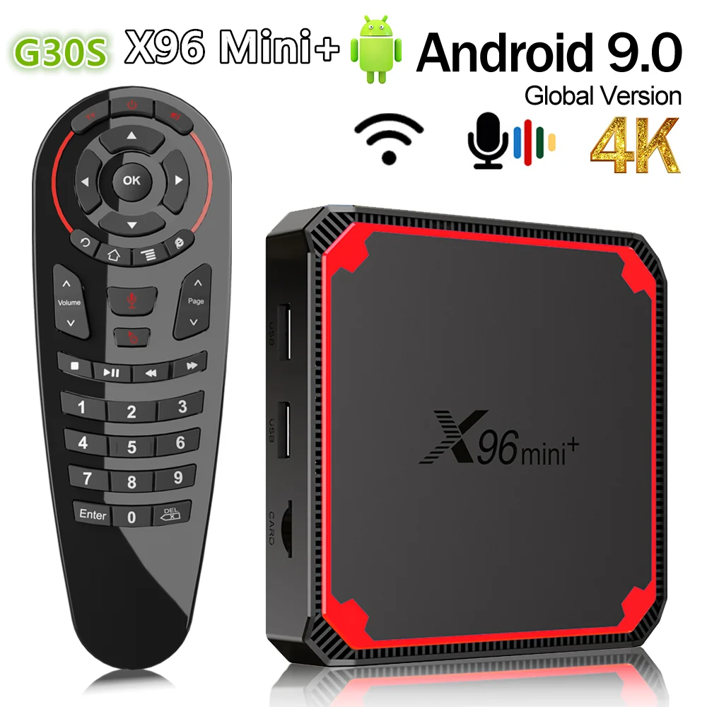 Мини-приставка X96 Android 9 0 Amlogic S905W4 X96mini Plus 2 + 16 ГБ Wi-Fi |