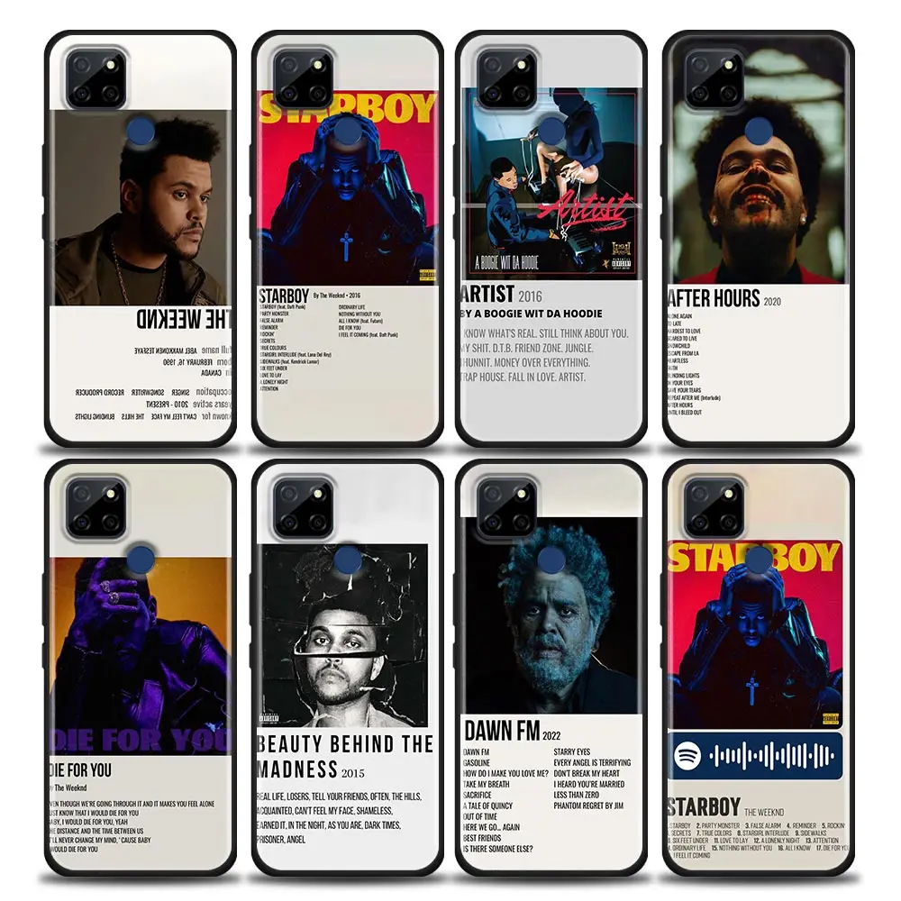 

The Weeknd Minimalist Poster Cover Phone Case For OPPO Realme X50 XT X 11 10 9 9I 8 8I 7 6 Pro Plus Case Funda Coque Shell Capa