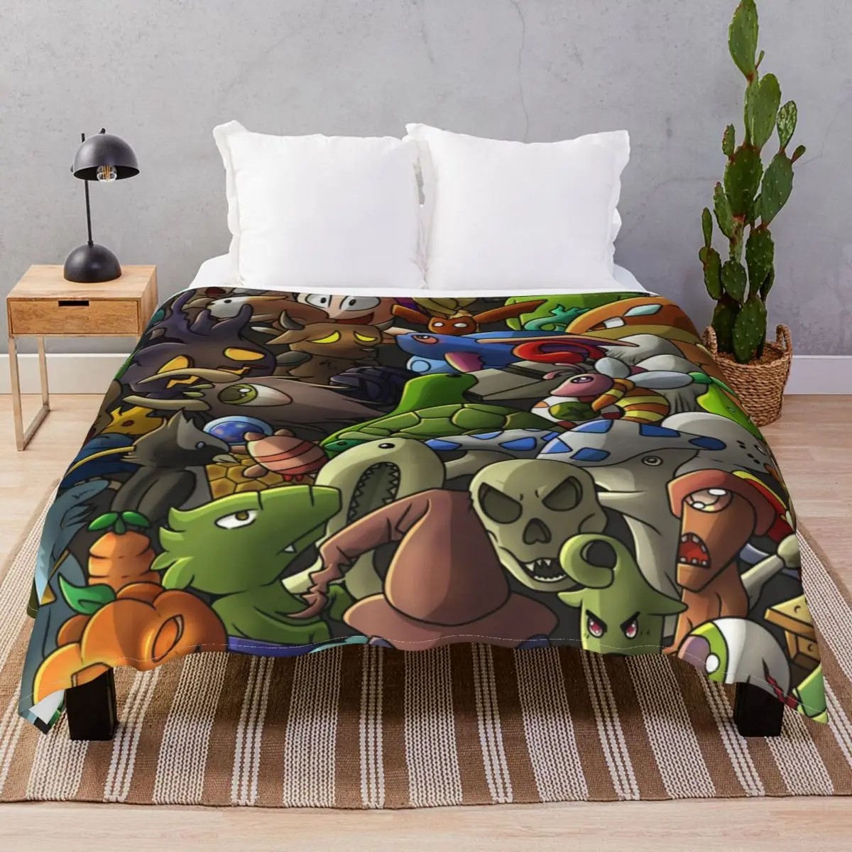 ALL TERRARIA PETS Digital Blankets Fleece Decoration Portable Throw Blanket for Bed Home Couch Travel Cinema