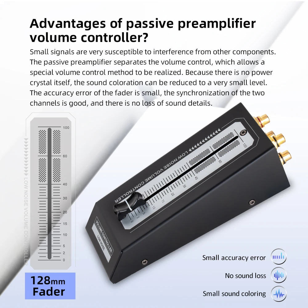 Пассивный Предварительный усилитель регулятор громкости высокоточное