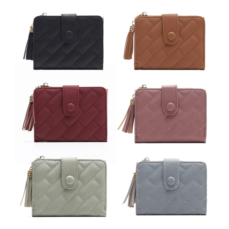 

Fashion Women Wallet PU Leather Girls Coin Purse Tassel Credit Card Wallet Gift