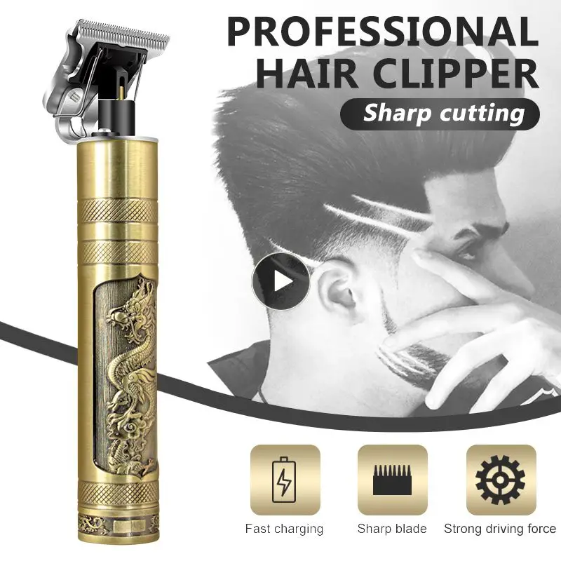 Hair Clipper Set Rechargeable Electric Cordless Cutting Trimmer Barbershop Buddha T9 Baldheaded Hair Shaver Haircut Styling Tool