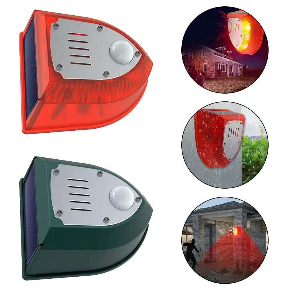 Солнечный уличный датчик движения светодиодный мигающий отпугиватель