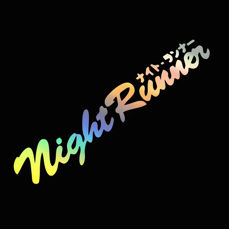 

Водонепроницаемая Виниловая Наклейка JDM Night Road Для Лобового Стекла Автомобиля, Аксессуары Для Автотюнинга