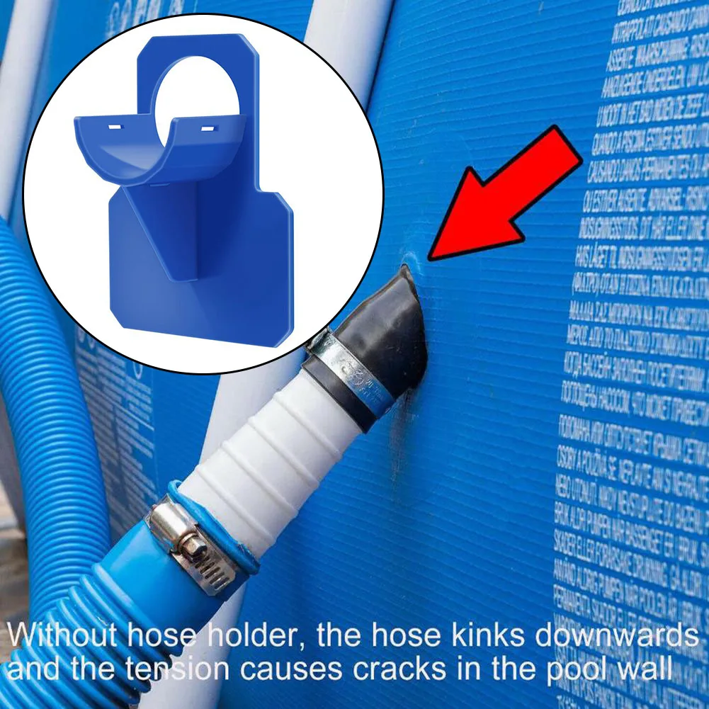 

30-38mm Swimming Pool Pipe Fixing Holder Mount Supports for Intex Above Ground Water Hose Bracket with Cable Tie