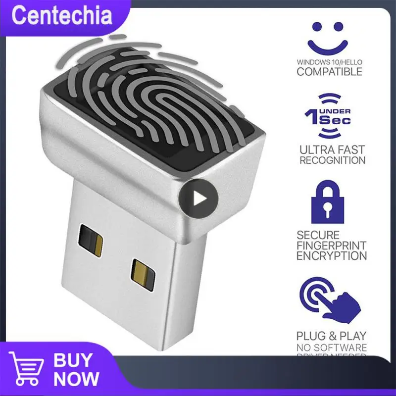

Biometric Scanner Padlock Metal Home Security Fingerprint Sensor Portable For Laptops Pc Usb Fingerprint Reader Module Security